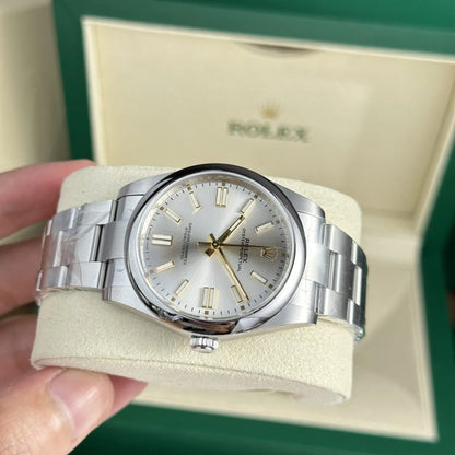 Rolex Oyster Perpetual Silver Dial 124300 41 mm