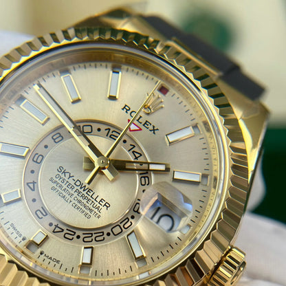Rolex Sky-Dweller Champagne Dial 326238