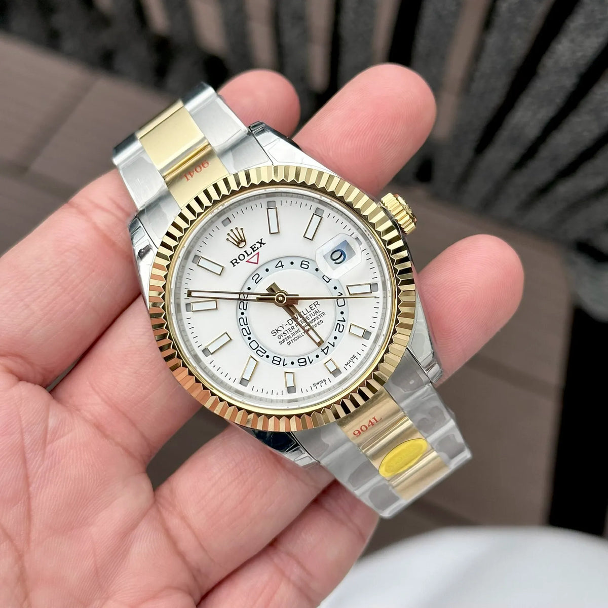 Rolex Sky-Dweller Intense white Dial 336933 Oyster