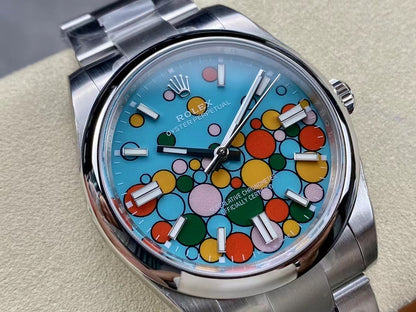 Rolex Oyster Perpetual Turquoise Dial 124300 41 mm