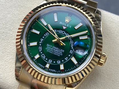 Rolex Sky-Dweller Green Dial 336938 (Oyster)