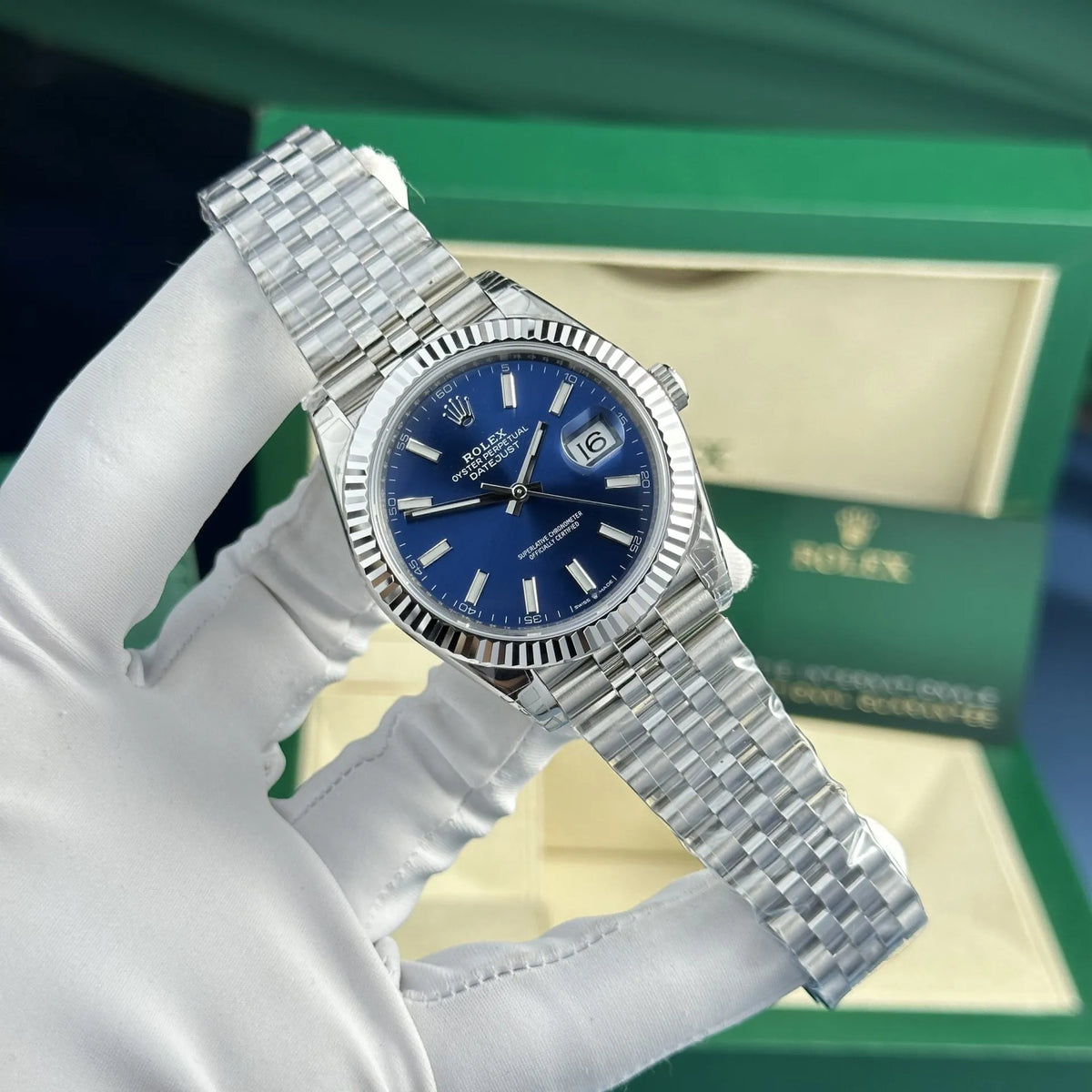 Rolex Datejust Blue Dial 126334 Jubilee 41 mm