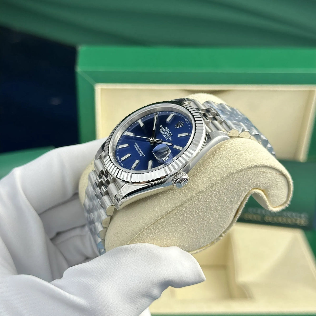 Rolex Datejust Blue Dial 126334 Jubilee 41 mm