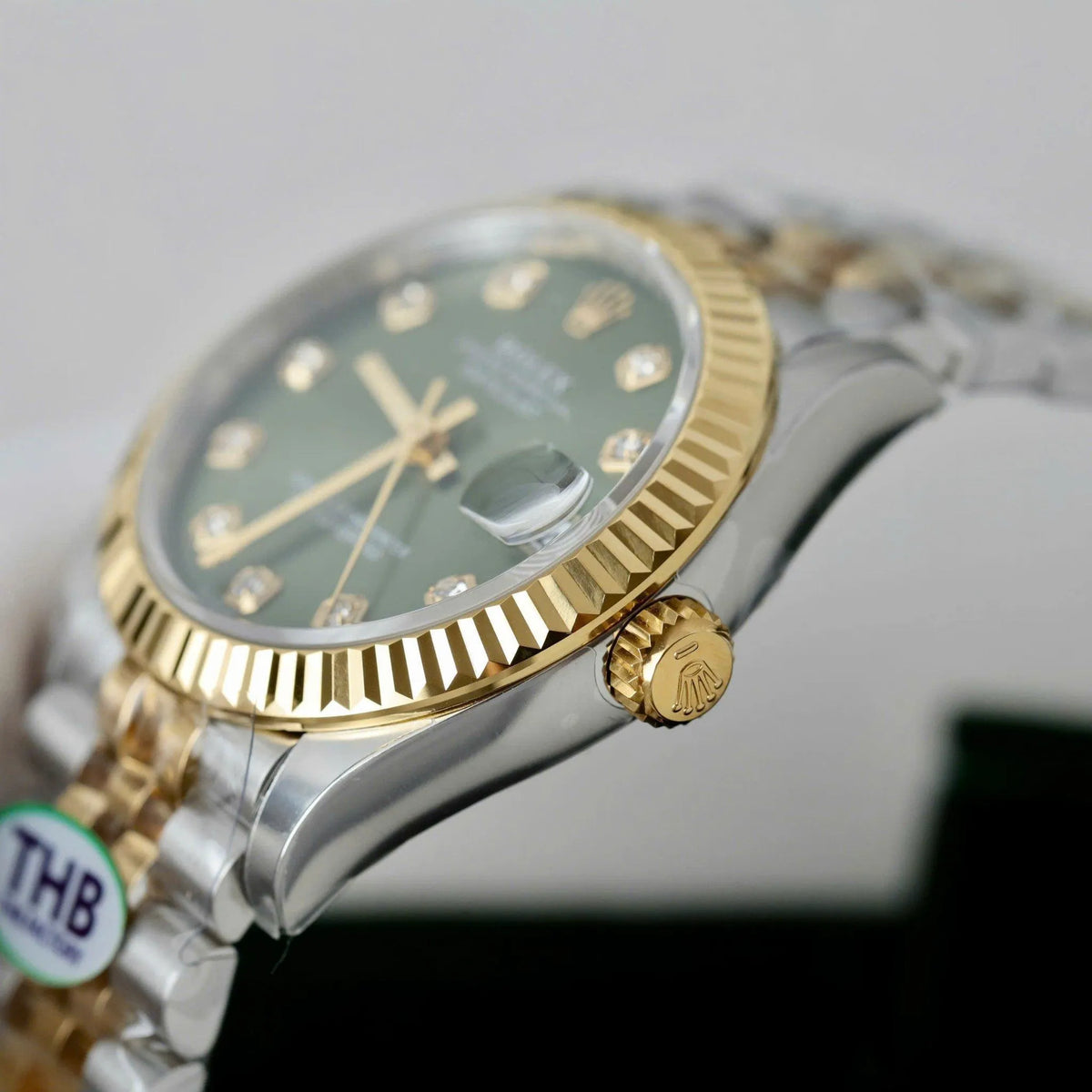 Rolex Datejust Olive Green Diamond Dial 278273-0030 31 mm