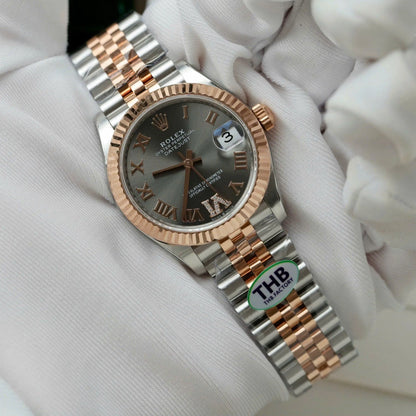 Rolex Datejust Slate Diamond Dial 126281RBR-0011 36 mm