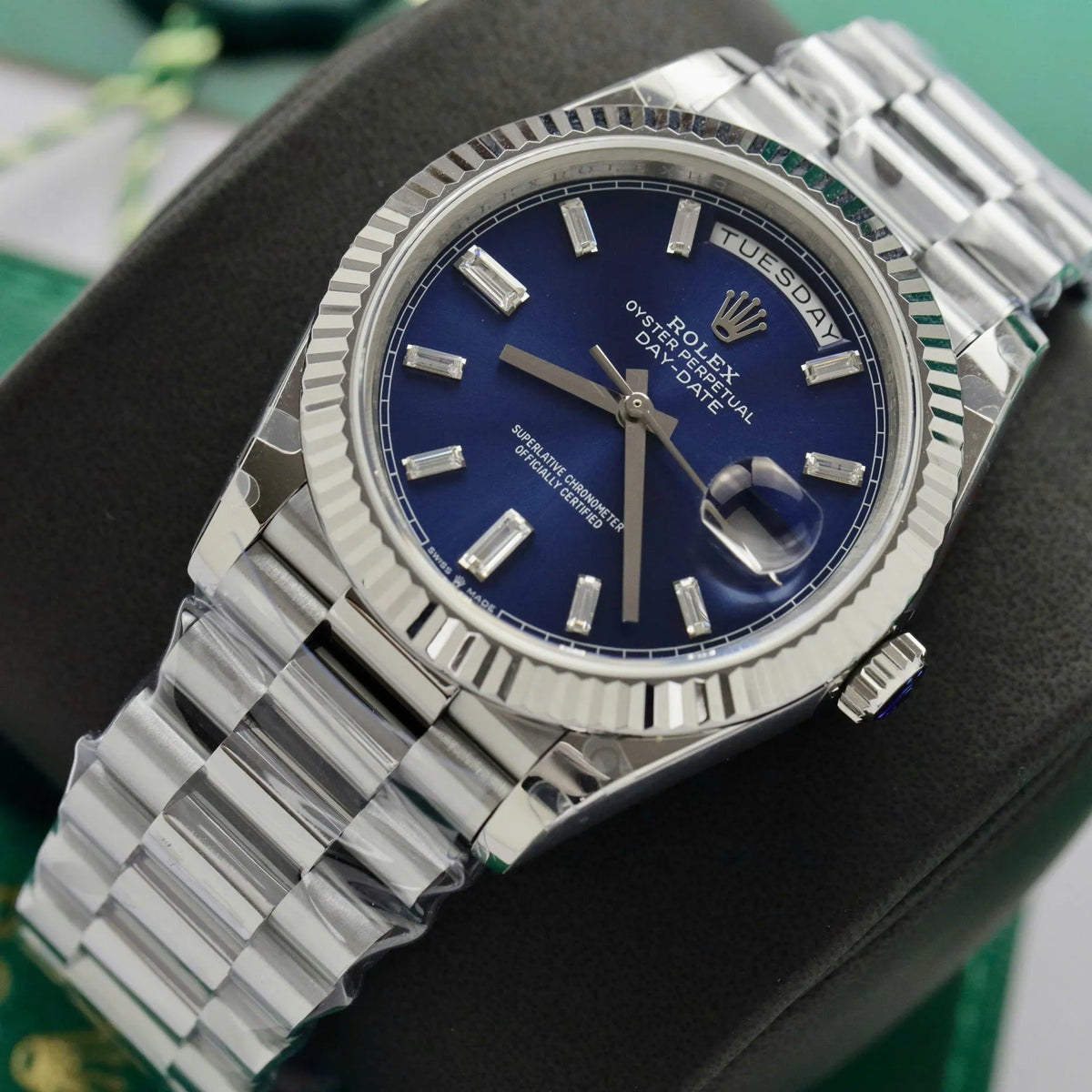 Rolex Day-Date Blue Ombré Dial 228239-0076 40 mm