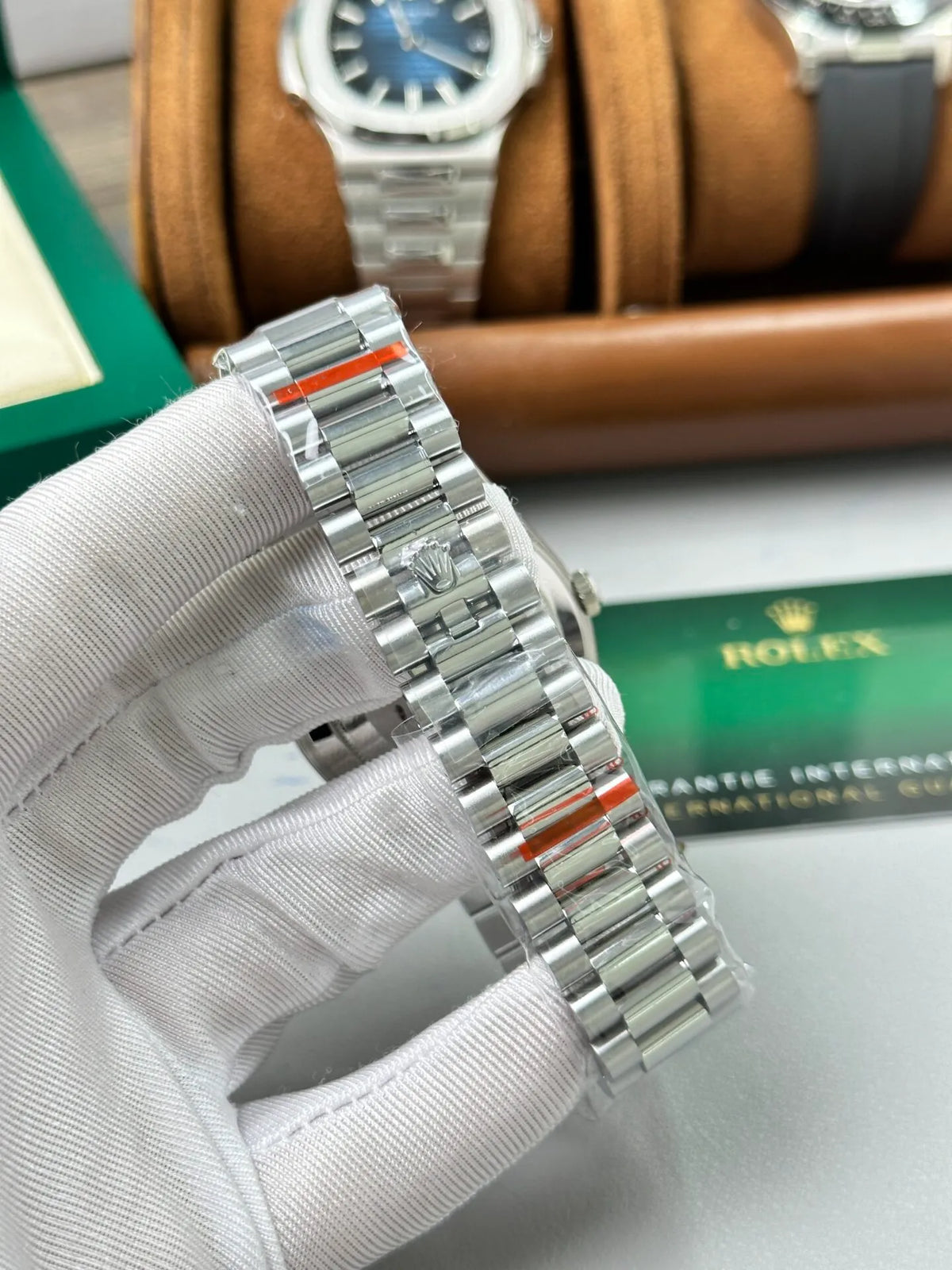 Rolex Day-Date Bright Black Dial 228236-0003 40 mm