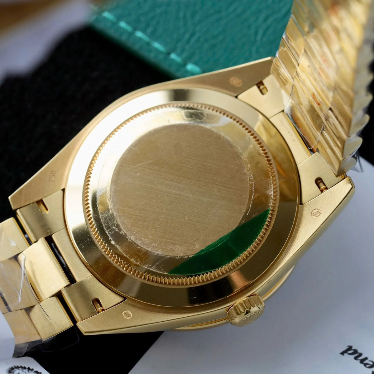 Rolex Day-Date Bright black Dial 228348RBR 40 mm
