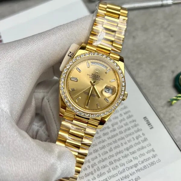 Rolex Day-Date Champagne Dial 128398tbr-0037 36 mm
