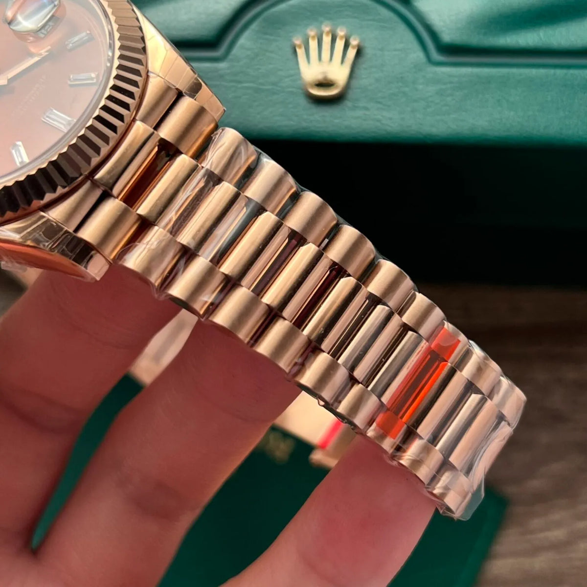 Rolex Day-Date Chocolate Diamond Dial 228235-0003 40 mm