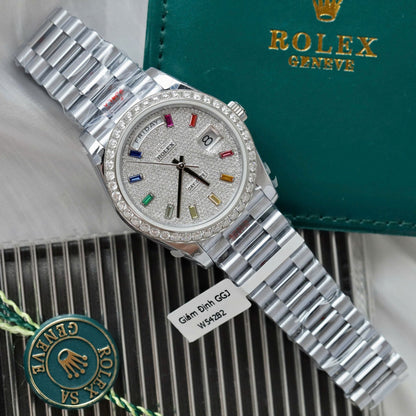 Rolex Day-Date Diamond-Paved Dial 128399tbr-0005 36 mm