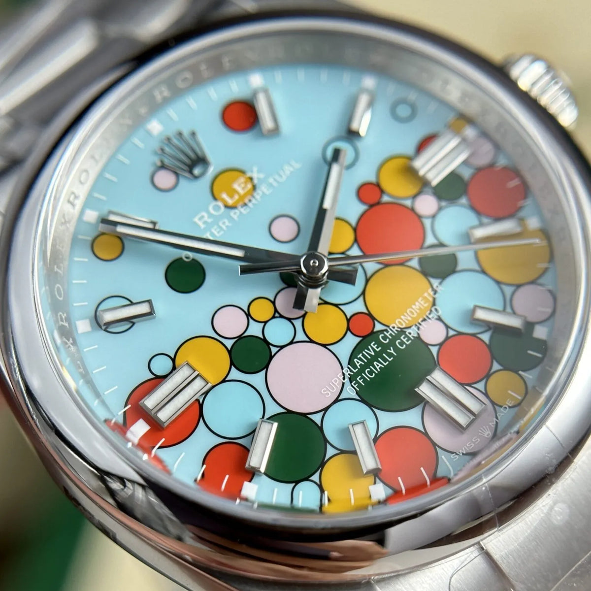 Rolex Oyster Perpetual Turquoise Dial 126000 36 mm