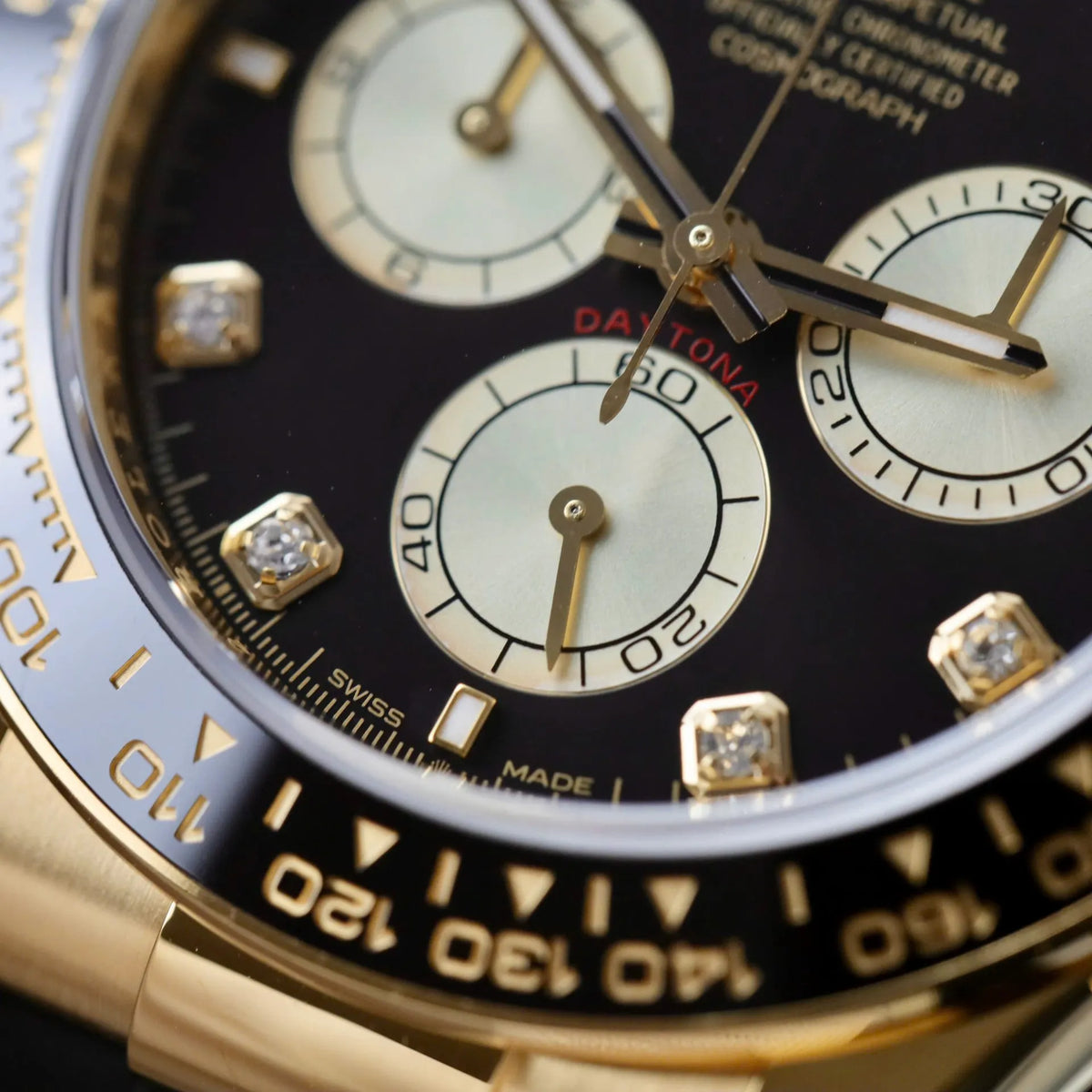Rolex Daytona Black Dial Yellow Gold 126518LN