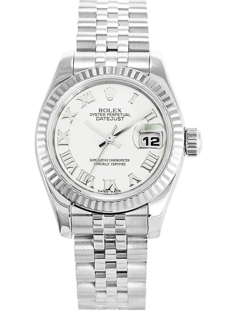 Rolex Datejust White Dial 179174 26 mm