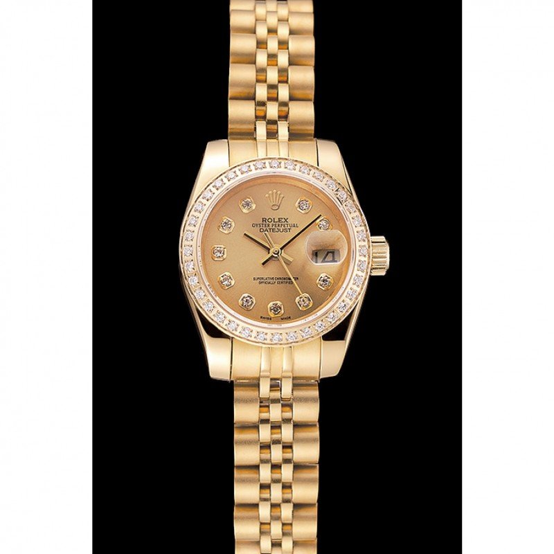 Rolex Datejust Gold Dial 1454096 31 mm