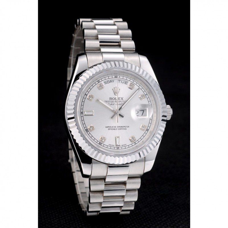 Rolex Day-Date Silver Dial 41995 40 mm