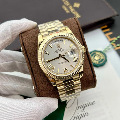 Rolex Day-Date Silver Dial 228238-0002 40 mm