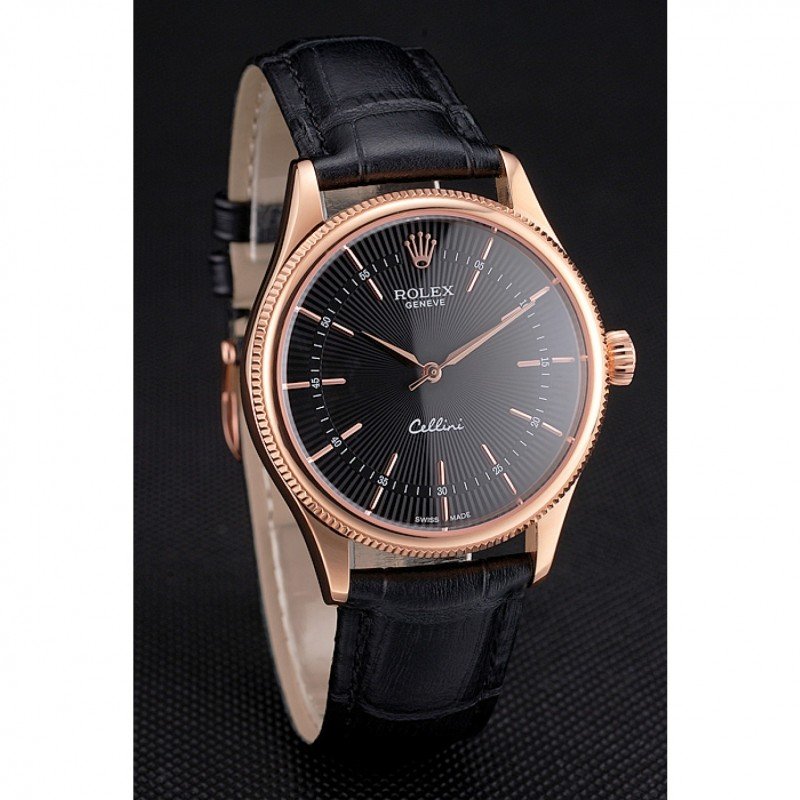 Rolex Cellini Black Dial REP016815