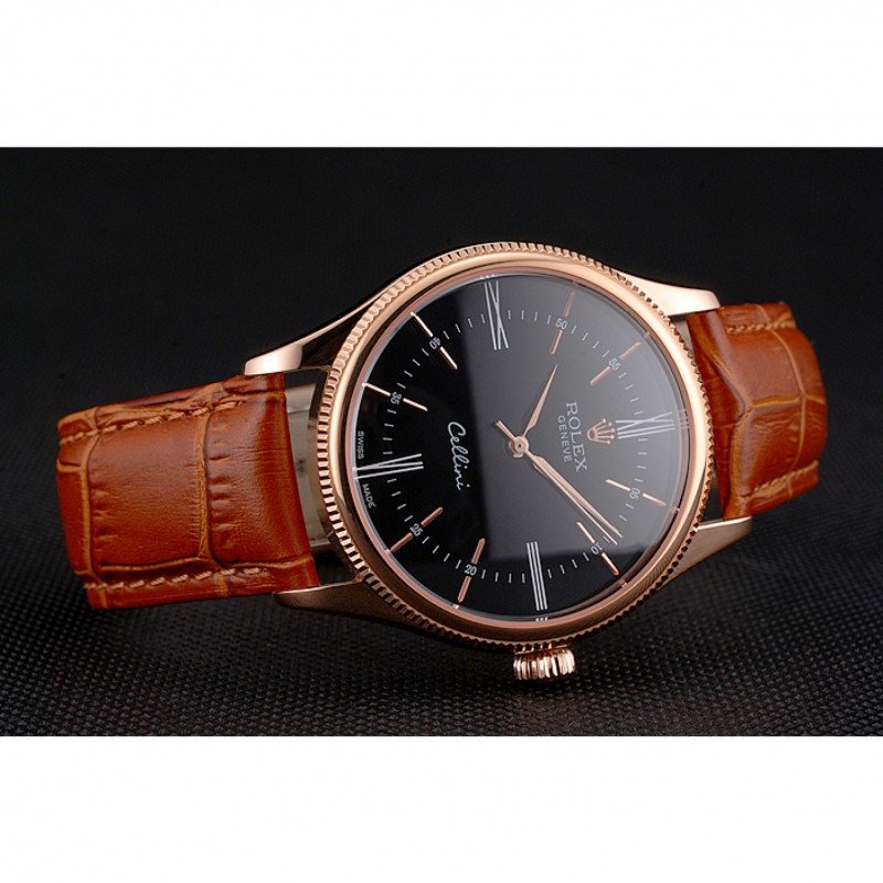 Rolex Cellini Black Dial REP016794