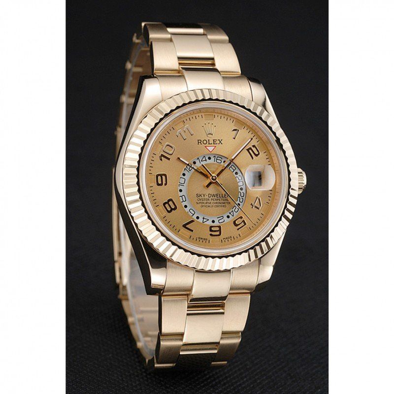 Rolex Sky-Dweller Gold Dial 80243
