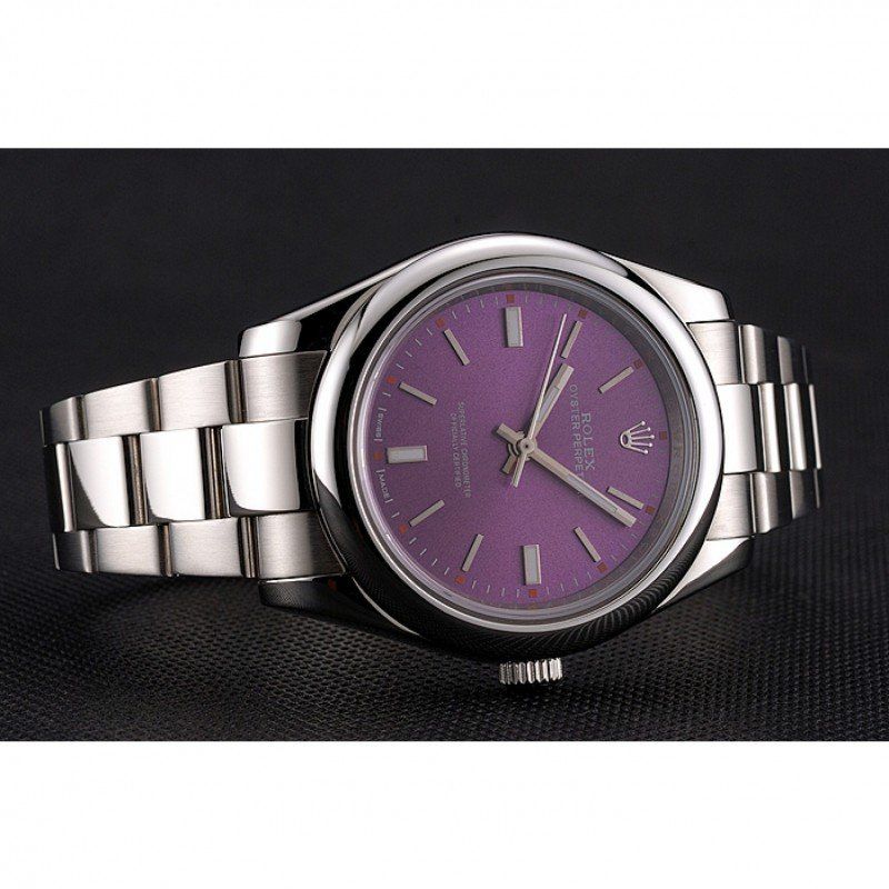 Rolex Oyster Perpetual Date Purple Dial REP016834 41 mm