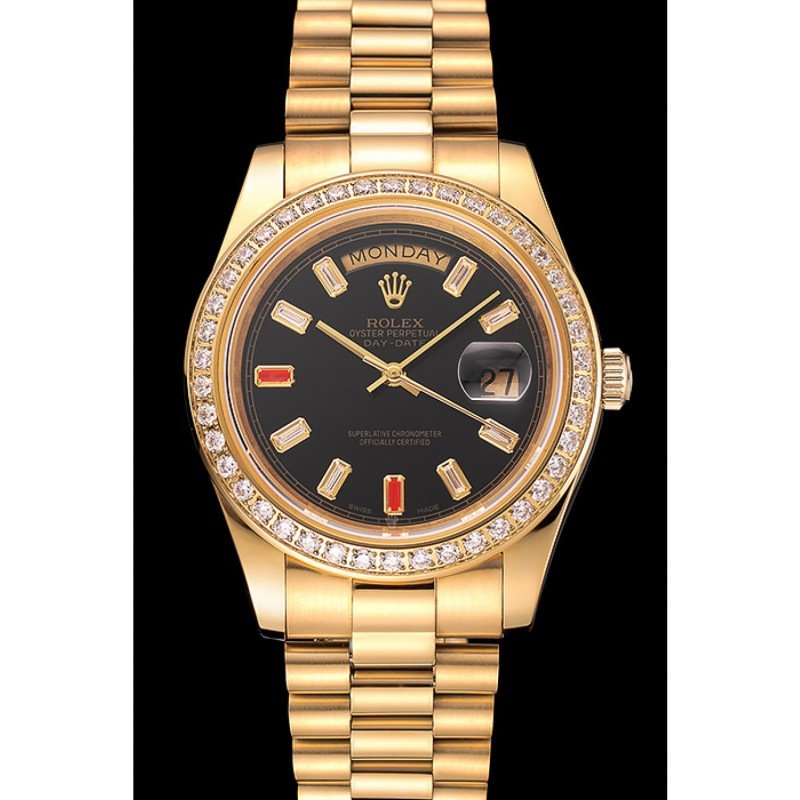 Rolex Day-Date Black Dial 1454101 36 mm