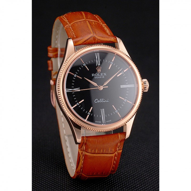 Rolex Cellini Black Dial REP016794