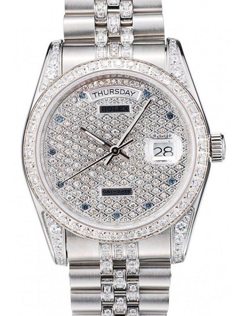 Rolex Day-Date Diamond Dial 41985 36 mm