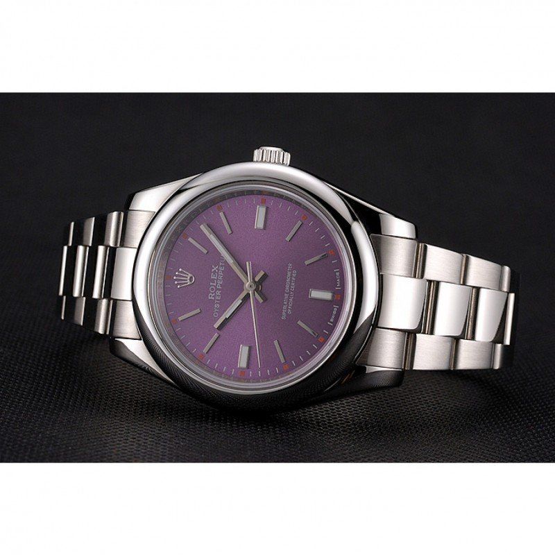 Rolex Oyster Perpetual Date Purple Dial REP016834 41 mm