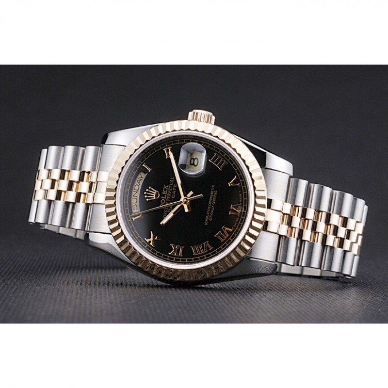 Rolex Day-Date Black Dial SRL78 36 mm